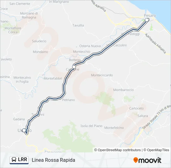 LRR Bus Line Map