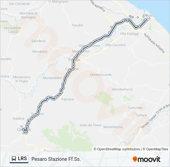 LRS Bus Line Map