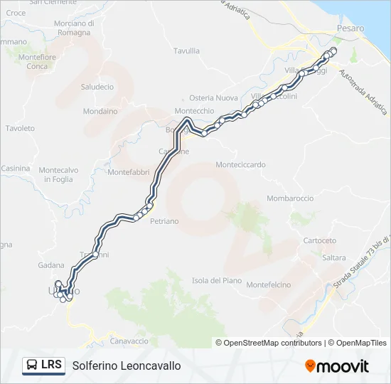 LRS Bus Line Map