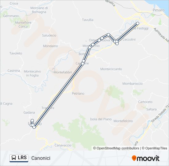 LRS bus Line Map