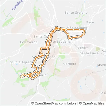 3 Bus Line Map