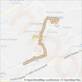 10 Bus Line Map