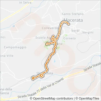 10 Bus Line Map