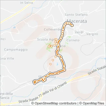 10 Bus Line Map