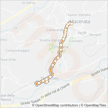 10 Bus Line Map