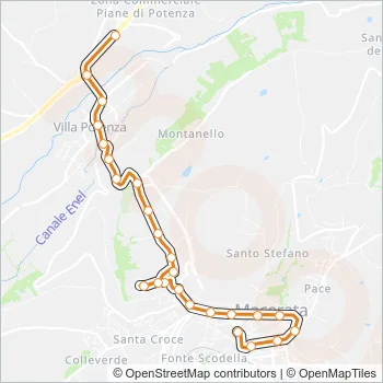 11 Bus Line Map
