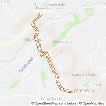 CIRC Bus Line Map