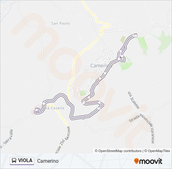 VIOLA bus Line Map