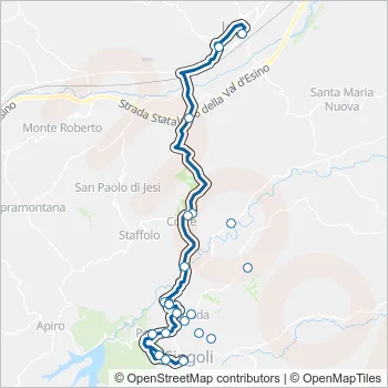 CONTRAM Bus Line Map