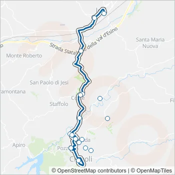 CONTRAM Bus Line Map