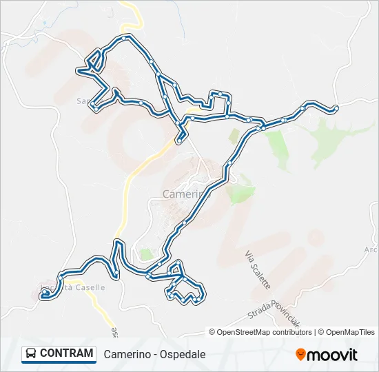 CONTRAM Bus Line Map