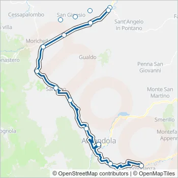 CONTRAM Bus Line Map