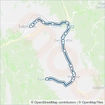 CONTRAM Bus Line Map