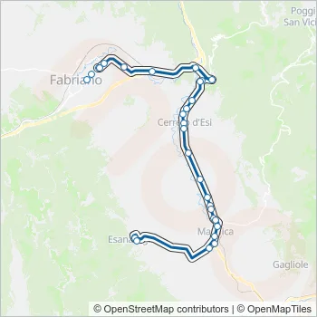 CONTRAM Bus Line Map