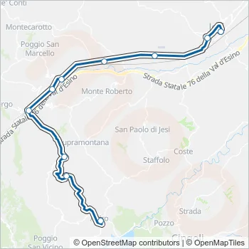 CONTRAM Bus Line Map