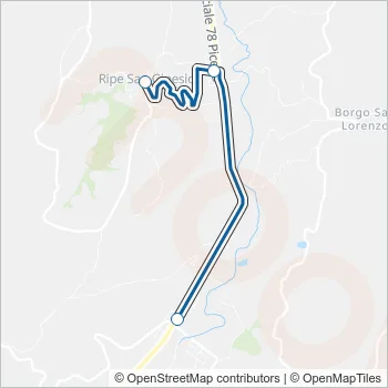 CONTRAM Bus Line Map