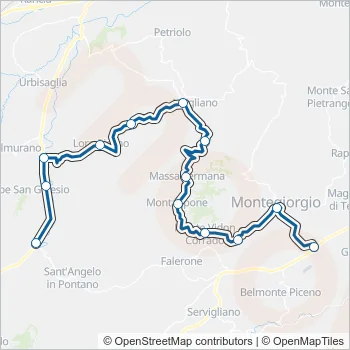CONTRAM Bus Line Map
