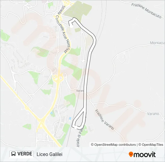 VERDE Bus Line Map