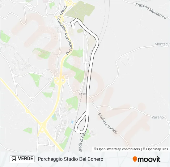 VERDE Bus Line Map