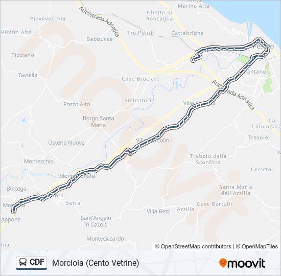 CDF bus Line Map