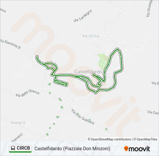 CIRCB Bus Line Map