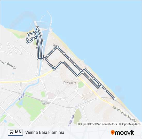 MN Bus Line Map