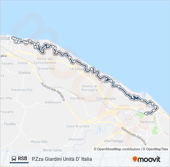 RSB bus Line Map