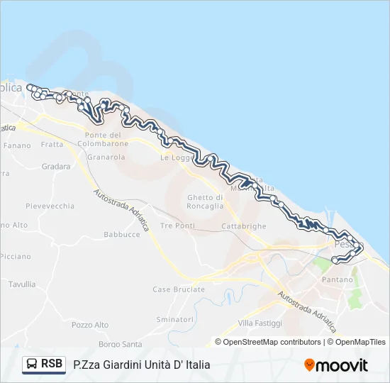 RSB Bus Line Map