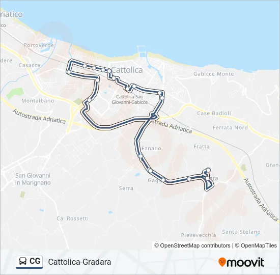 CG Bus Line Map