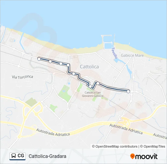 CG Bus Line Map