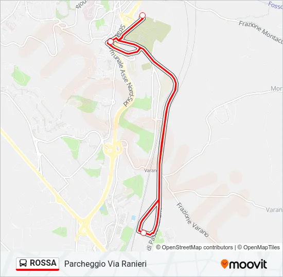 ROSSA Bus Line Map