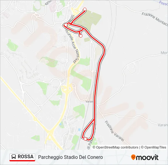 ROSSA Bus Line Map
