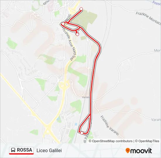 ROSSA Bus Line Map