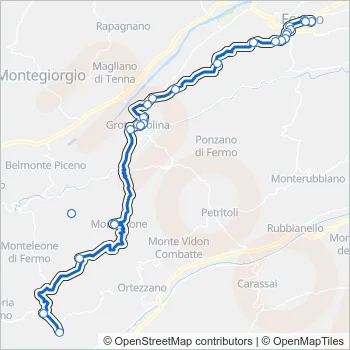 TRASFER Bus Line Map