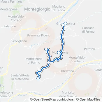 TRASFER Bus Line Map