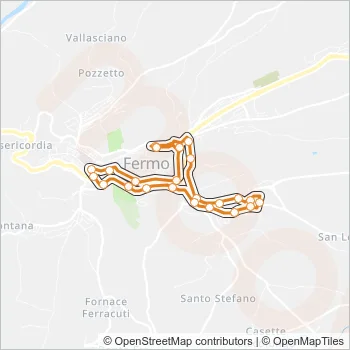 3 Bus Line Map