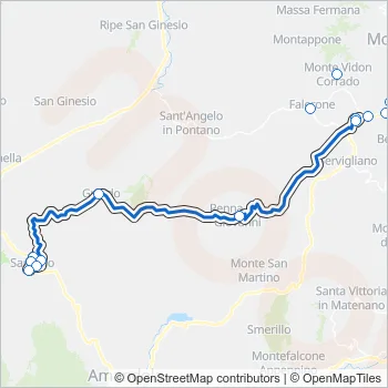 TRASFER Bus Line Map