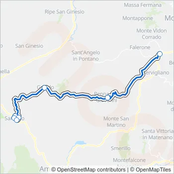 TRASFER Bus Line Map