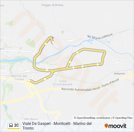 2C bus Line Map