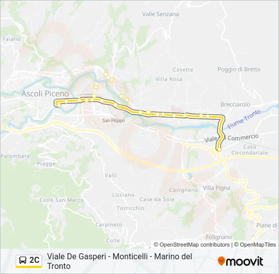 2C Bus Line Map