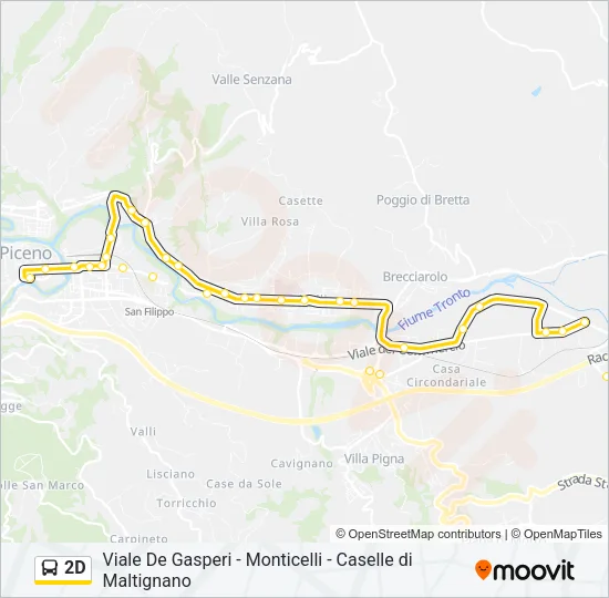 2D Bus Line Map