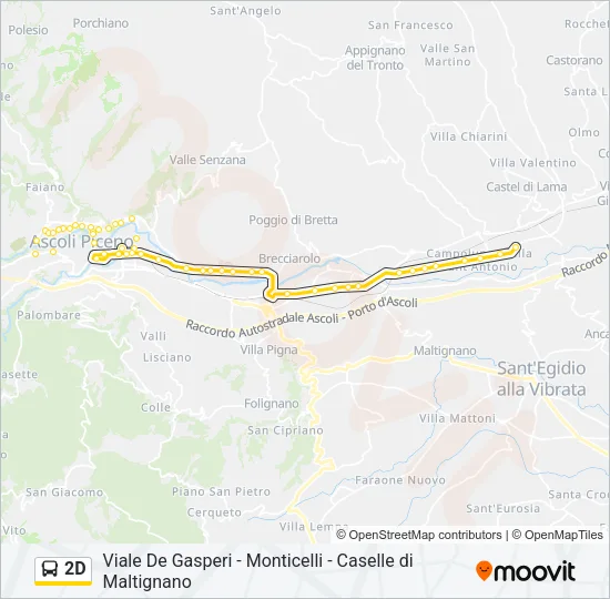 2D Bus Line Map