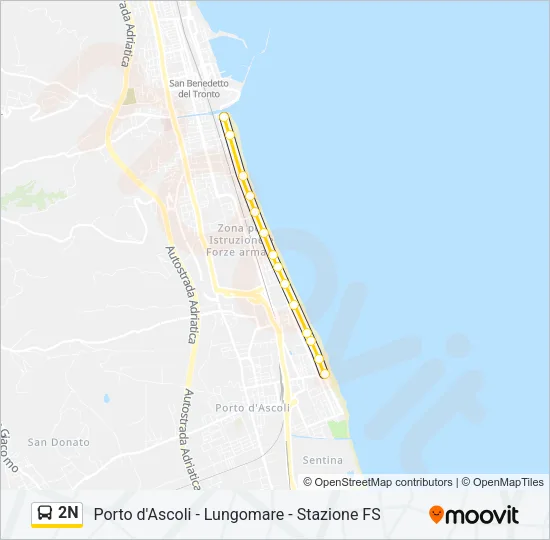 2N Bus Line Map