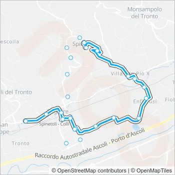 07EXTR Bus Line Map