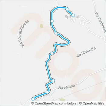 07EXTR Bus Line Map