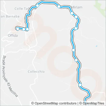 17EXTR Bus Line Map