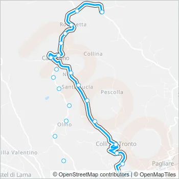 17EXTR Bus Line Map