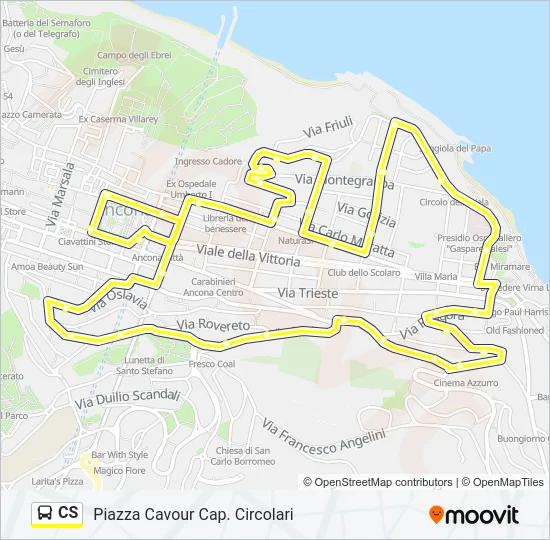 CS Bus Line Map