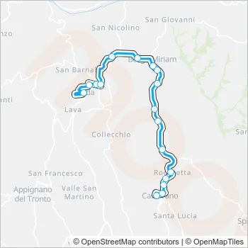 31EXTR Bus Line Map