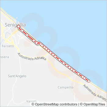 4 Bus Line Map